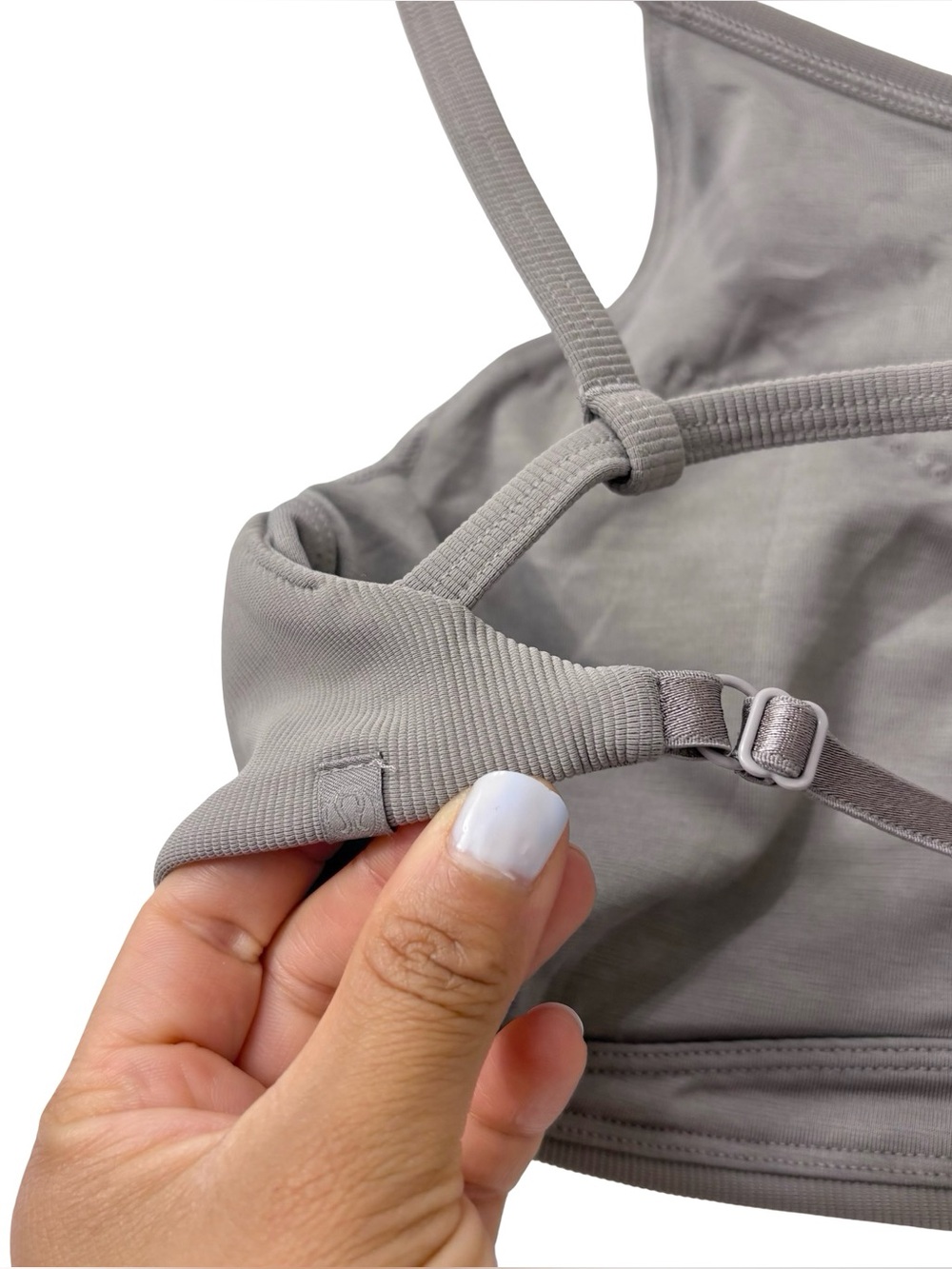 Lululemon Inner Glow Bra
Half Moon Ribbed Gray Size 6 - Picture 5 of 9